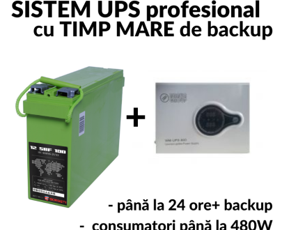 sistem UPS 480W - 100Ah
