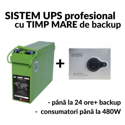 sistem UPS 480W - 100Ah